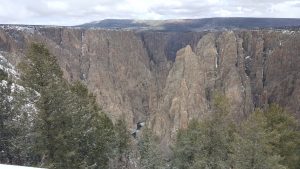 Black Canyon of the Gunnison National Park near Montrose, Colorado. -- Picture by Bernd Mohr